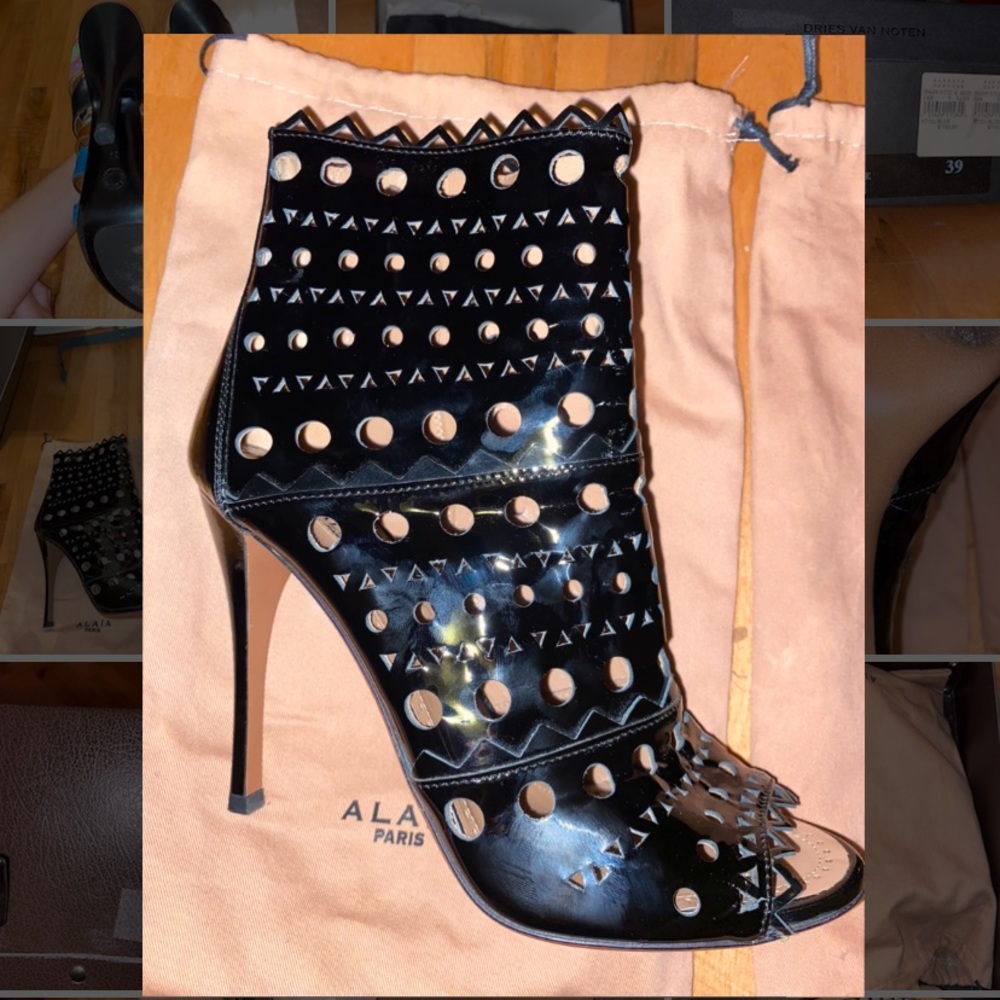 Authentic Alaia heeled booties